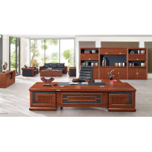 Large Size Wood Veneer Antique Manager Executive Desk